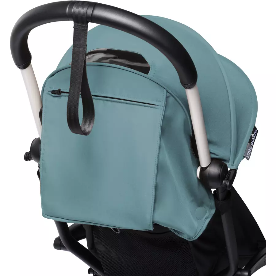 BABYZEN Kinderwagen YOYO2 6+ White mit Textilset Aqua