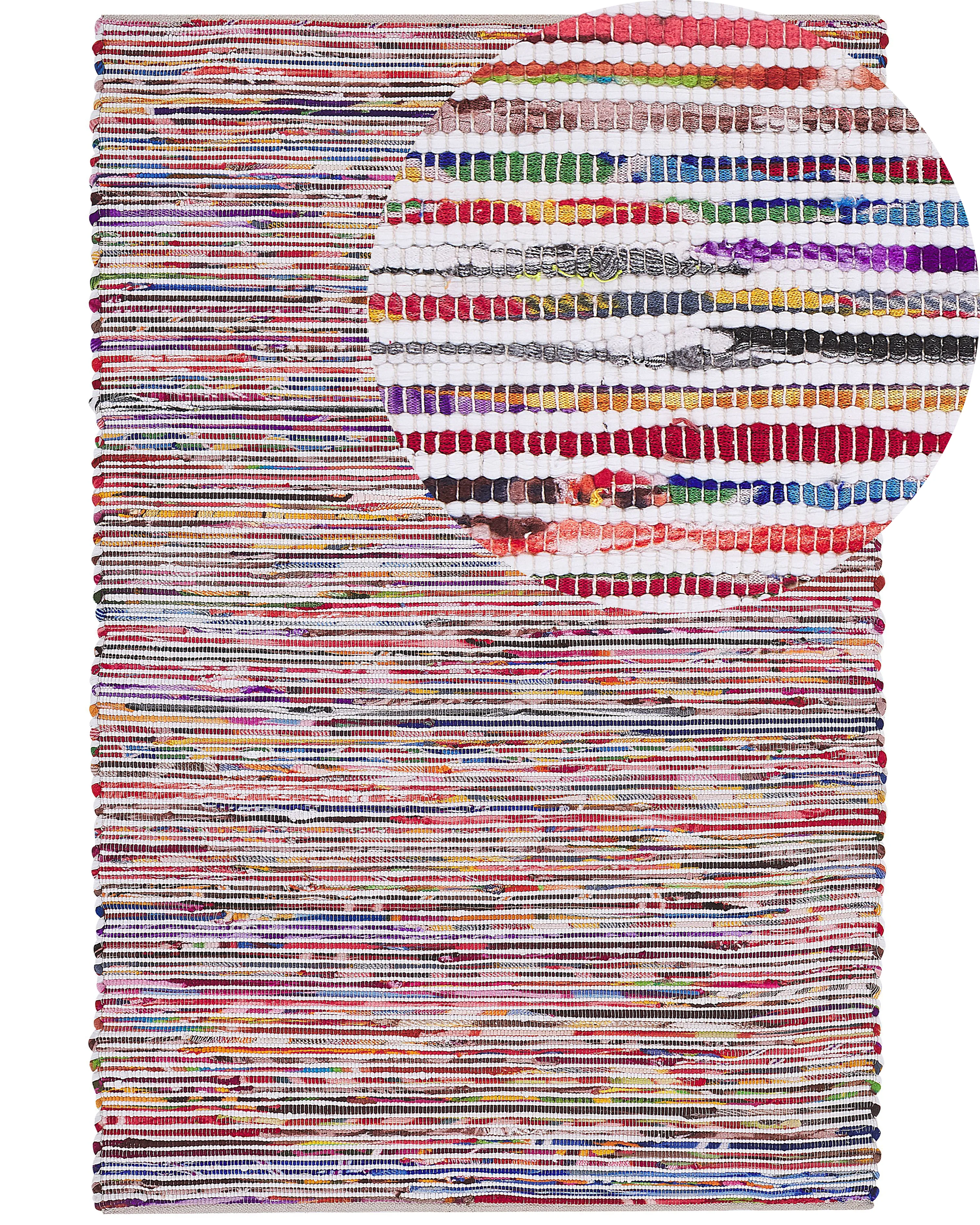 Vloerkleed BARTIN Wit 160 x 230 cm