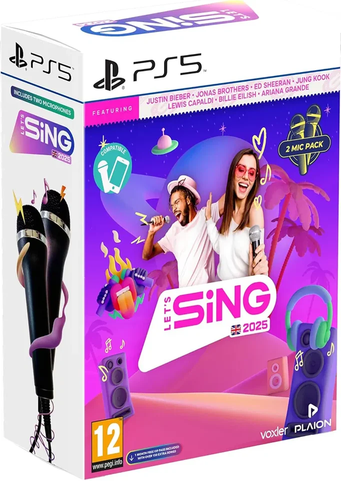 Let's Sing 2025 (Double Mic Bundle)- PlayStation 5