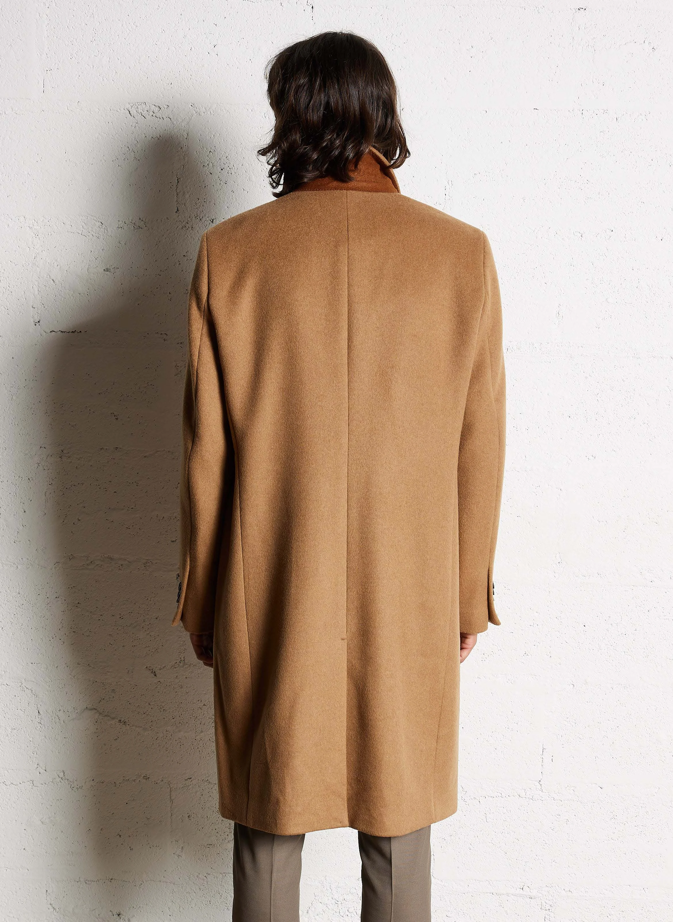 Manteau long droit| Marron