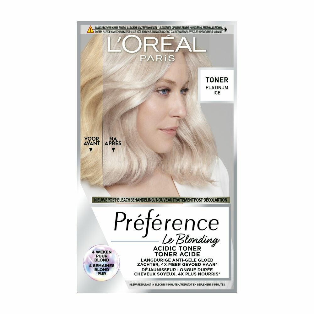L'Oréal Préférence Le Blonding Permanente Haarkleuring01 Platinum Ice