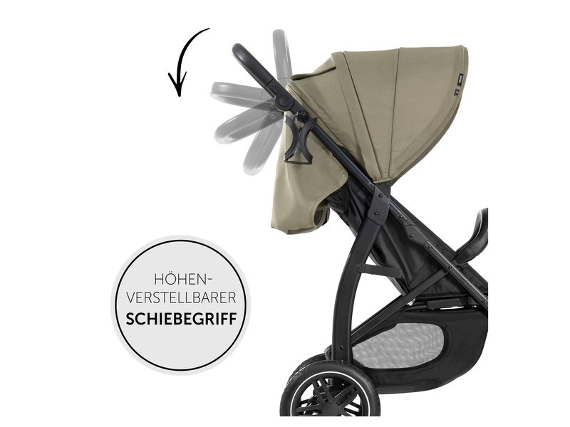Hauck Buggy Rapid 4D Air Olive Stylischer Buggy für Stadt und Land