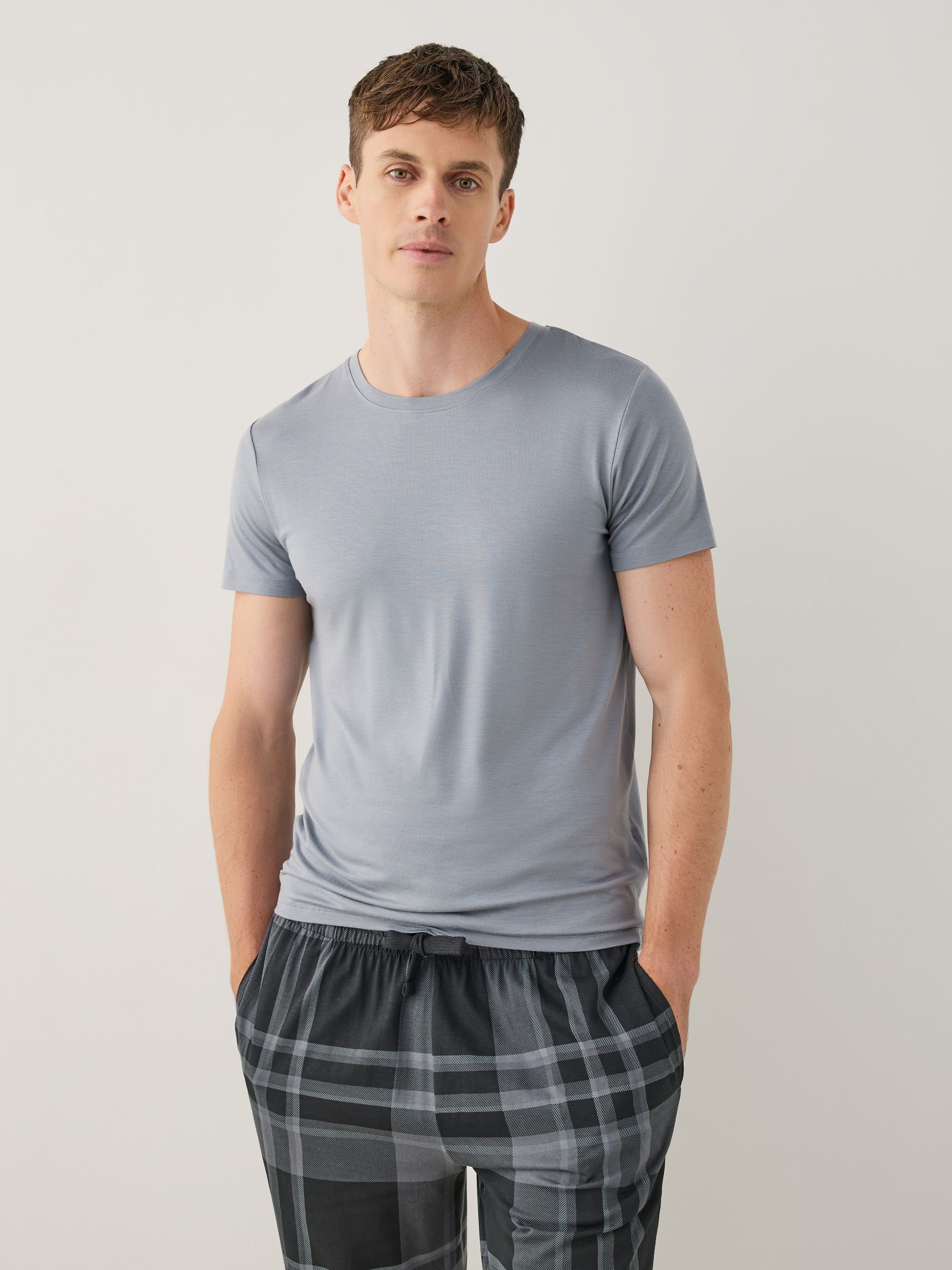 Grijs/wit - Signature TENCEL™ Lyocell T-Shirts 2 Pack
