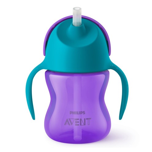 Tasse à paille 200 ml Violet/Bleu - AVENT
