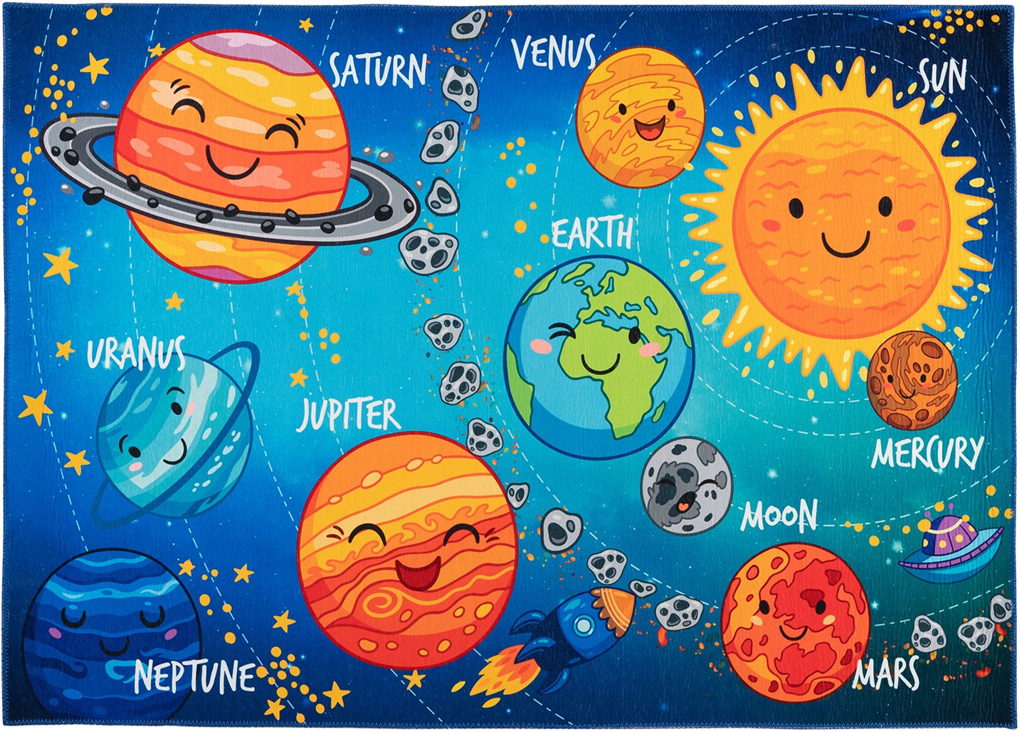 Vloerkleed 230 Solar System Torino Kids