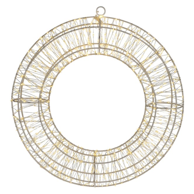 960er LED-Kranz - Ø = ca. 38 cm