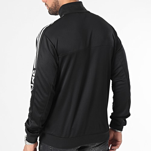 Veste Zippée A Bandes Tiro IA3047 Noir