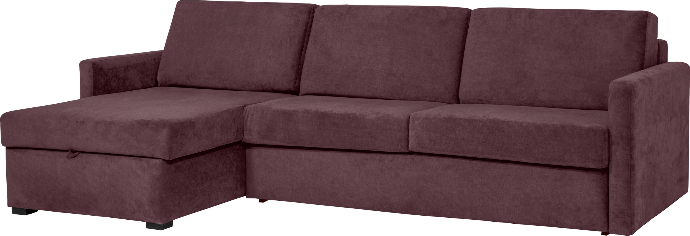 Home affaire Schlafsofa »GOLDPOINT Ecksofa 264 cm, Liegefläche (140/200cm), L-Form,« Bettfunktion, Bonell-Federkernmatratze und Dauerschläfer-Funktion