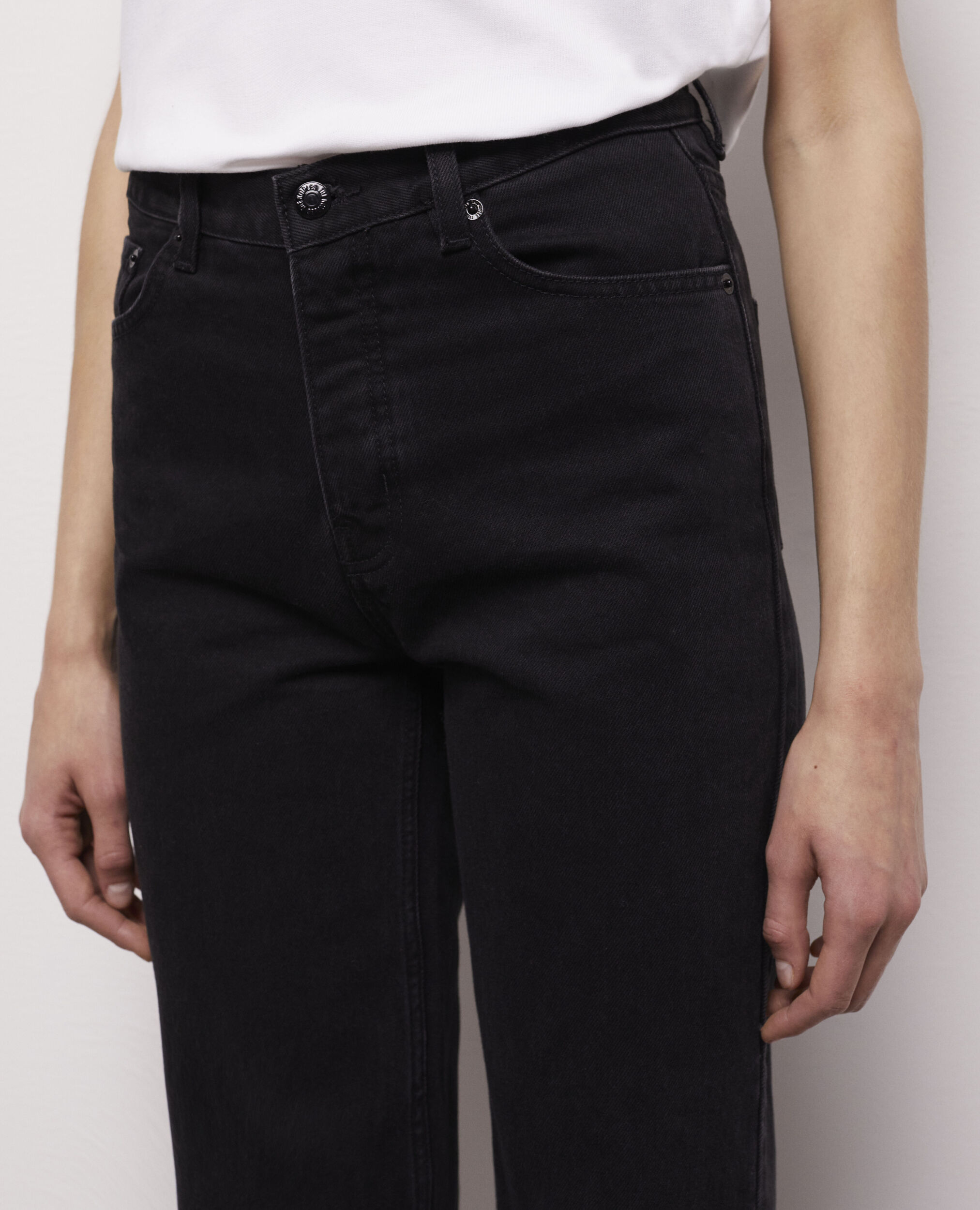 Jean droit noir