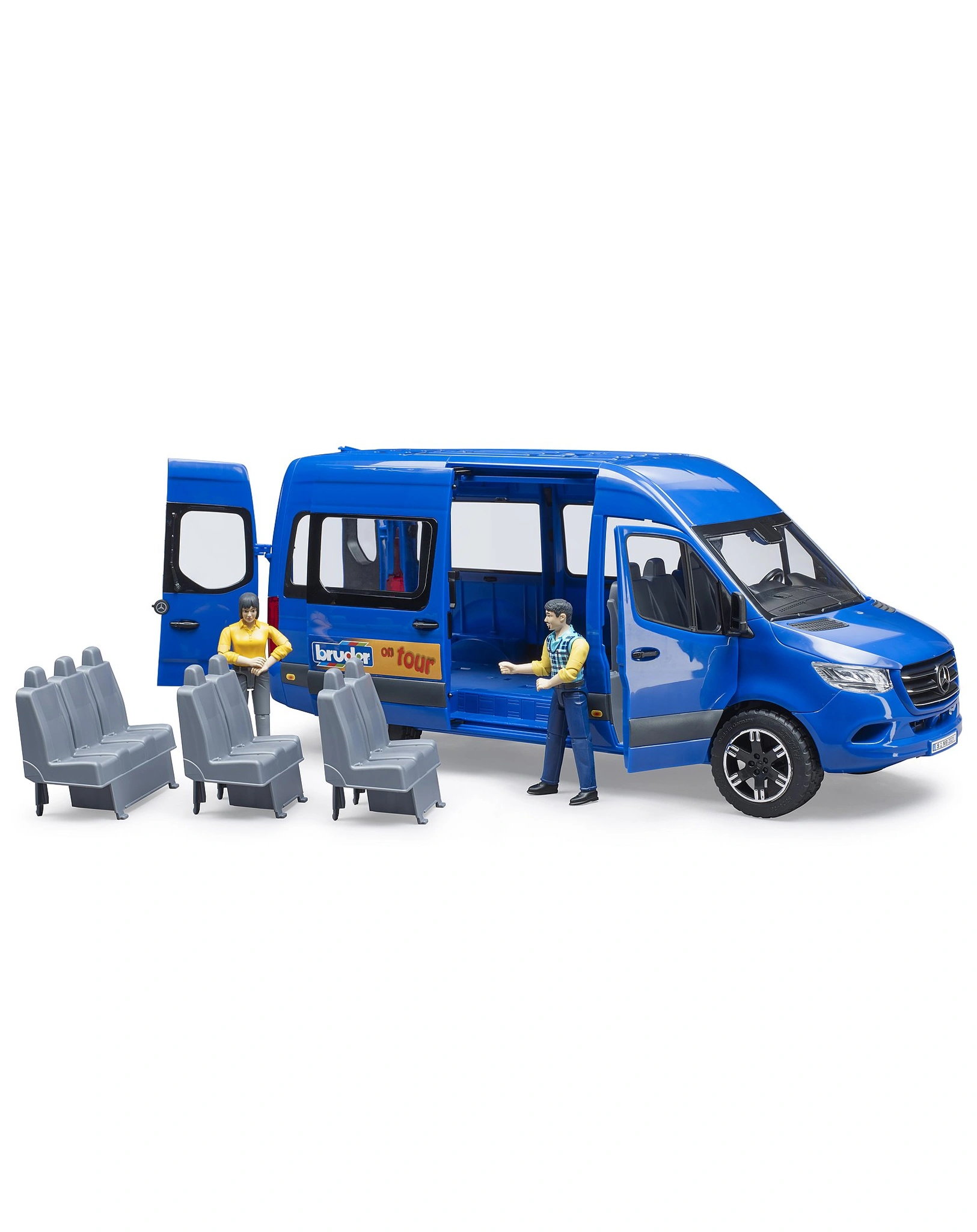 Bruder 02670 MB Sprinter Transfer mit Fahrer,Fahrgast