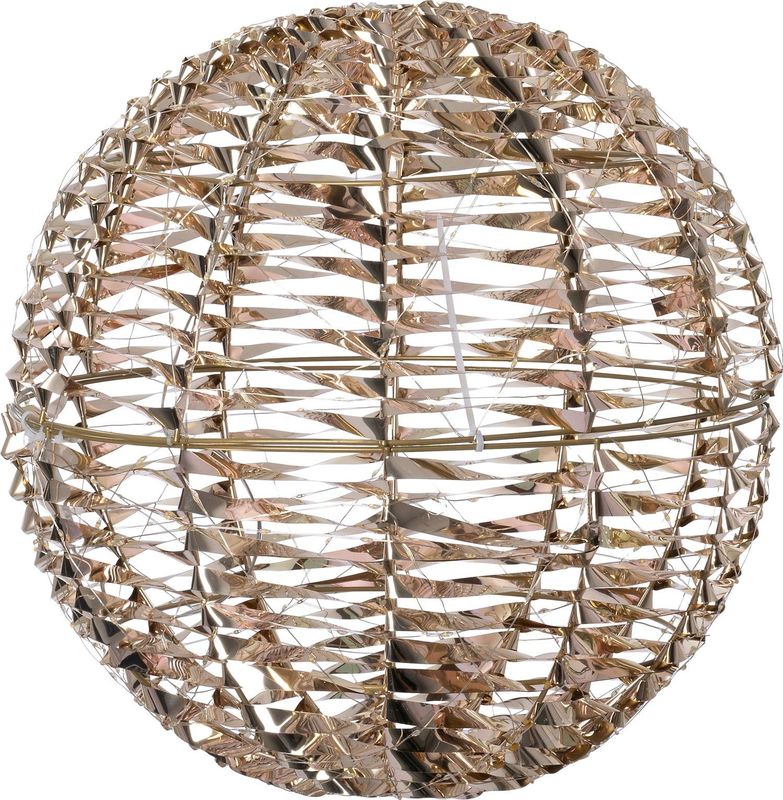 Intratuin - Sona - Kersthanger - Goud - D 30 H 30 cm - Met Verlichting