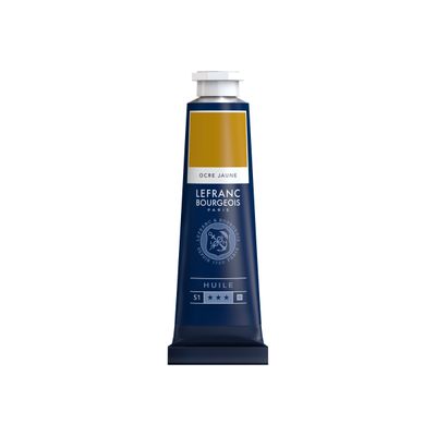 Lefranc Bourgeois - Peinture à l'huile - ocre jaune - 40 ml