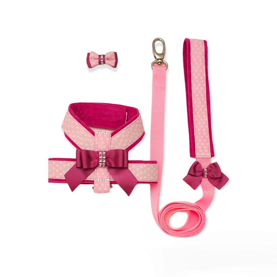 Coleira para cães Ideal Pets rosa e malva