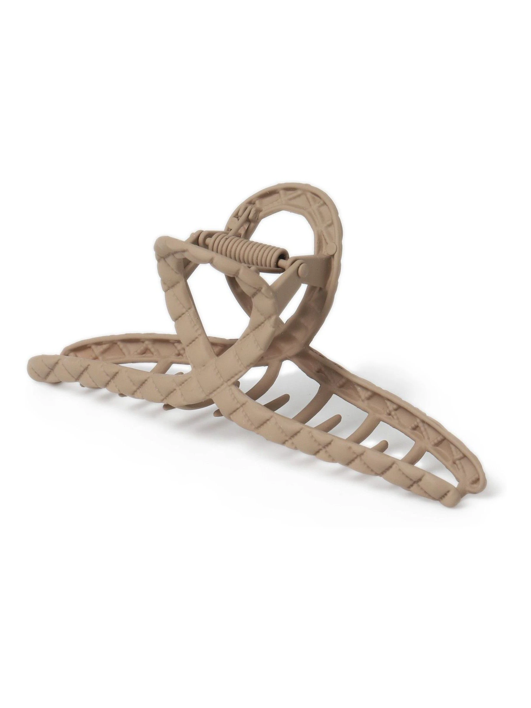Aela Cream Cushion Cut Hair Claw