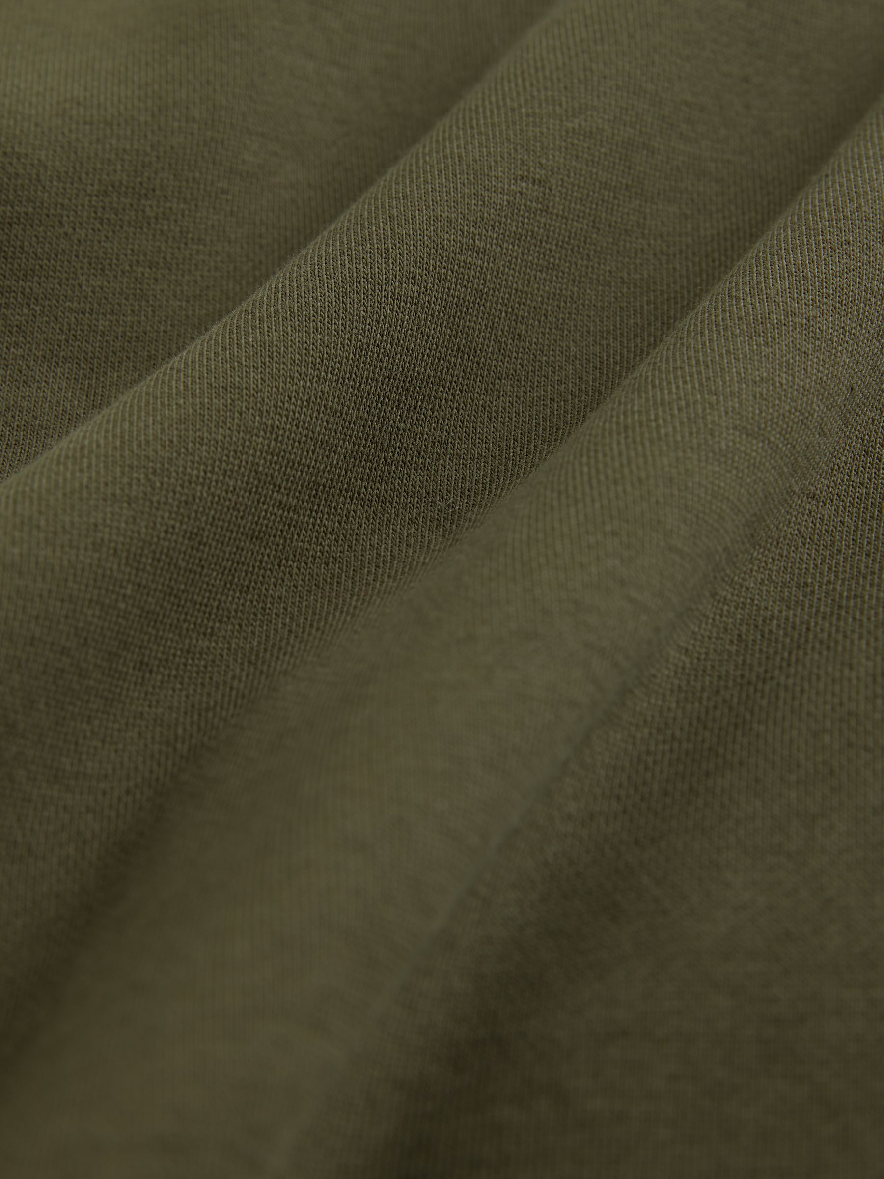 Kakigroen - Cotton Rich Heavyweight Jersey Full Zip Hoodie