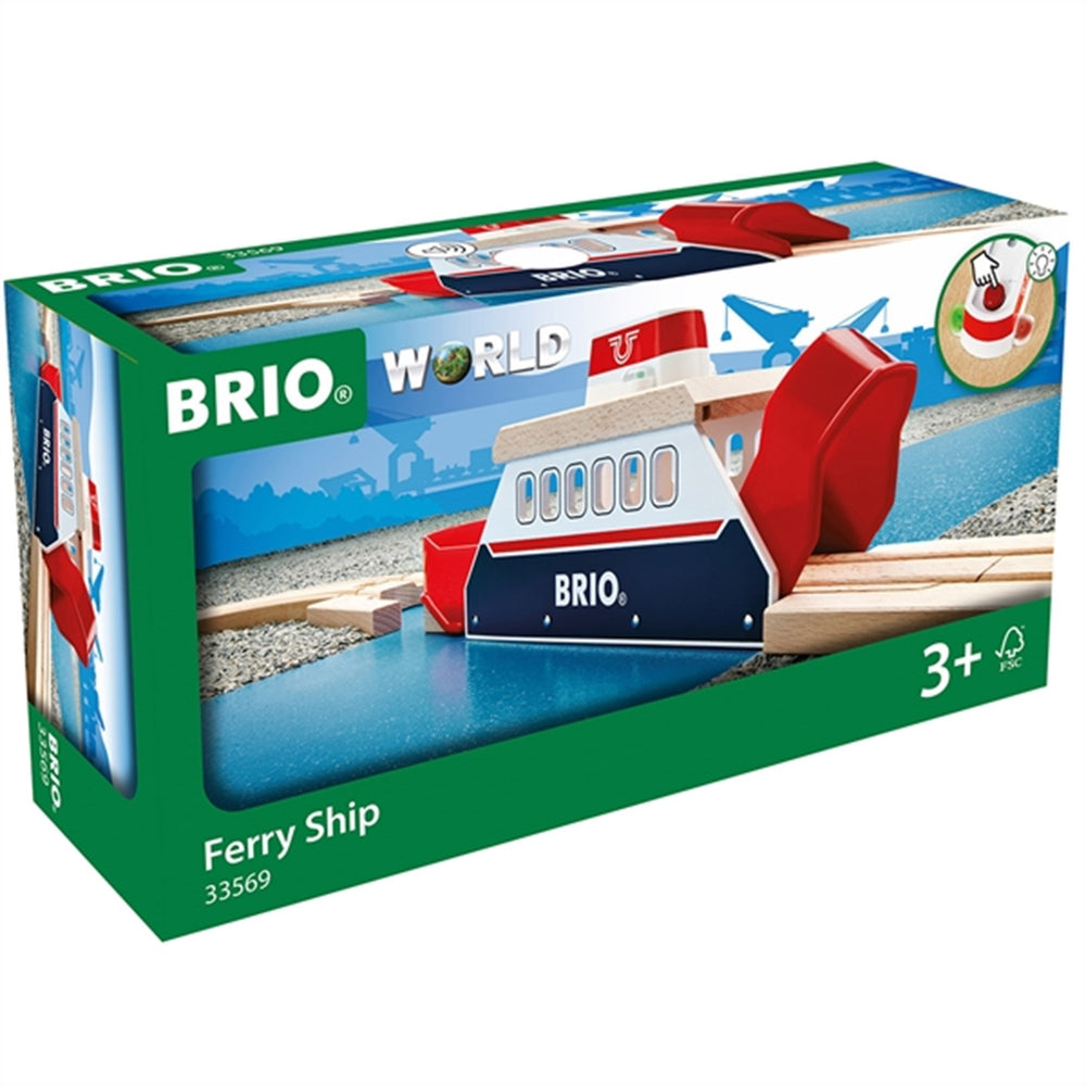 Færge m. Lys Og Lyd - BRIO® → Luksusbaby.dk