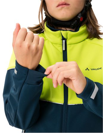 QIMSA Kinder-Softshelljacke  chute green  122128