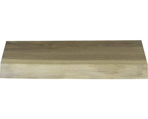 Plank 40x25 cm massief eiken mat zonder uitsparing