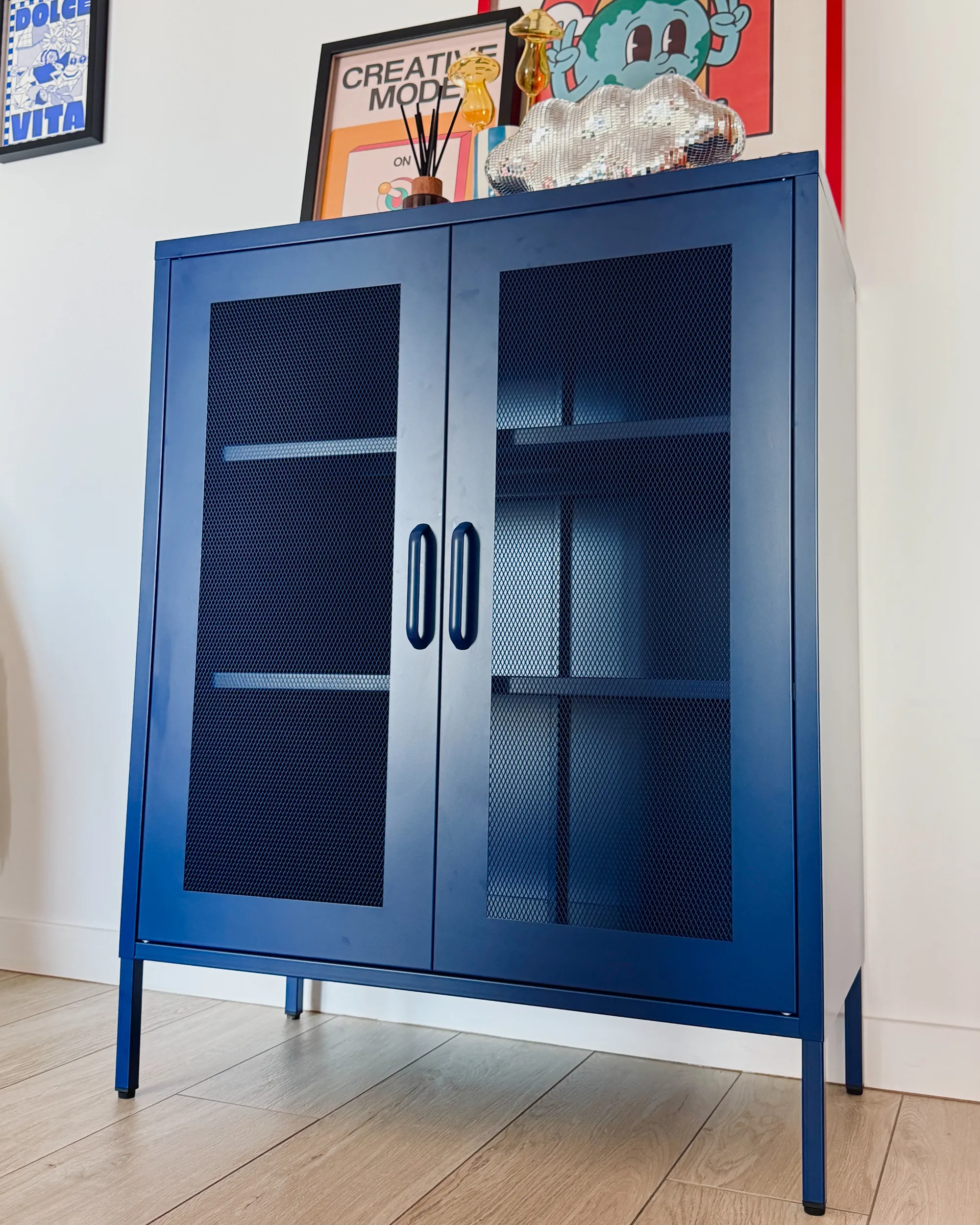 Kast WAKATIPU Metaal Marineblauw