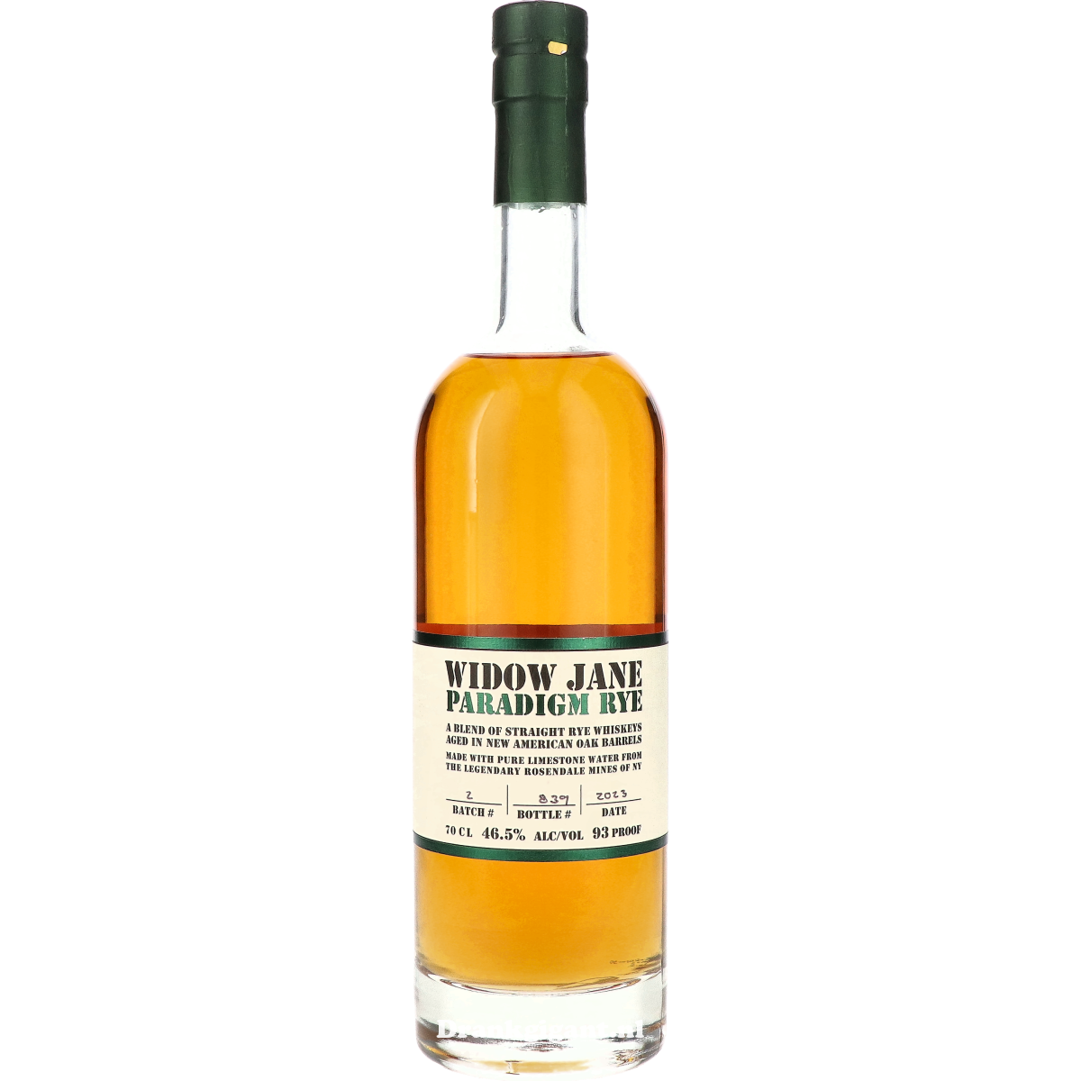 Widow Jane Paradigm Rye 70 cl