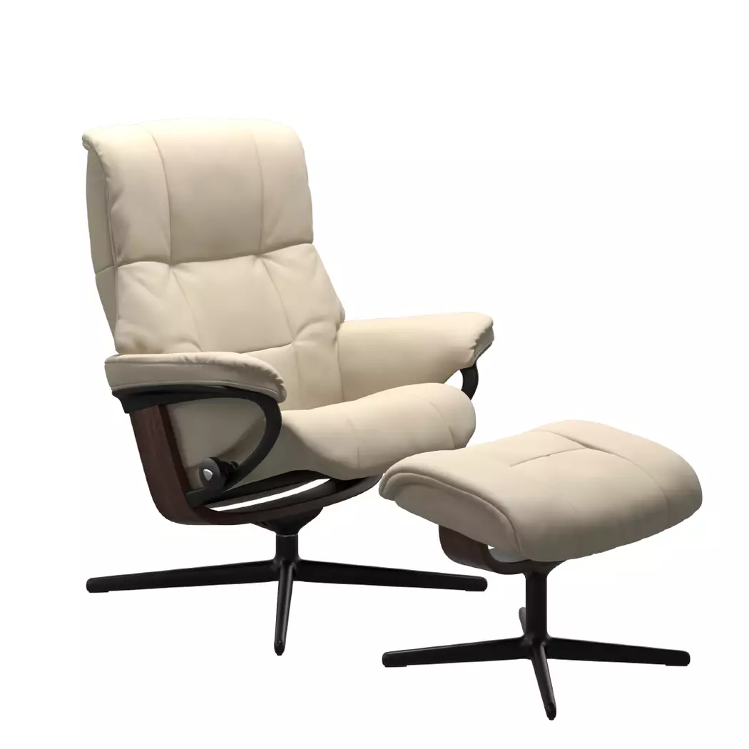 Sessel mit Hocker Mayfair Cross