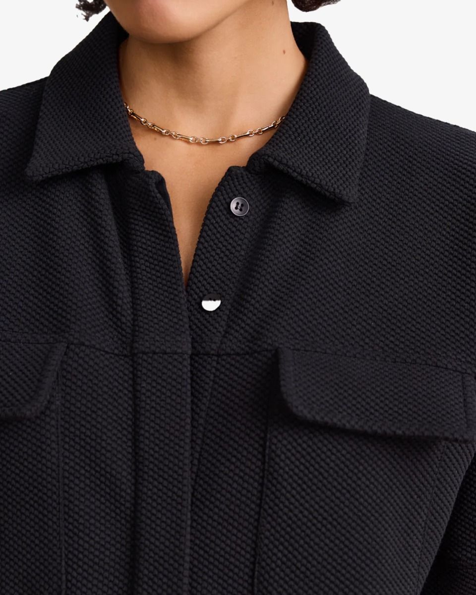 Lune Active Moon Classic Cargo Overall Zwart Dames Jumpsuit