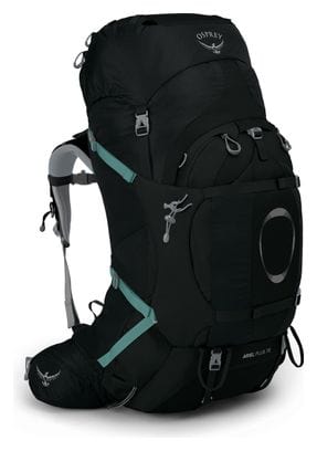 Sac de Randonnée Femme Osprey Ariel Plus 70L Noir/Bleu