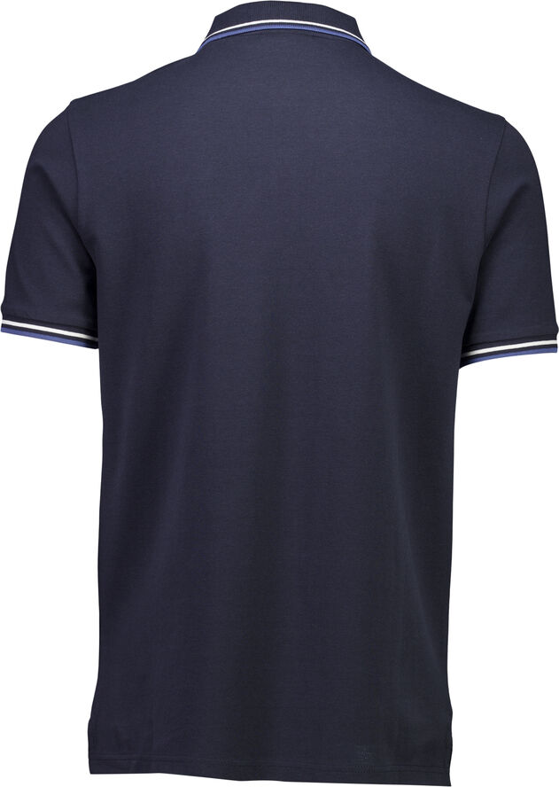 Lindbergh Polo shirt w. contrast piping Blå