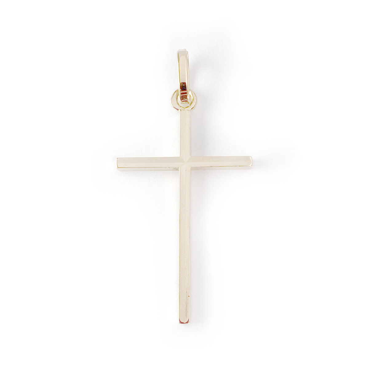 Pendentif d'occasion or 750 jaune croix