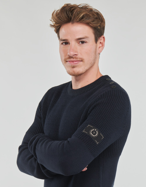 Jack & Jones - JJSPENCER KNIT CREW NECK - Marine