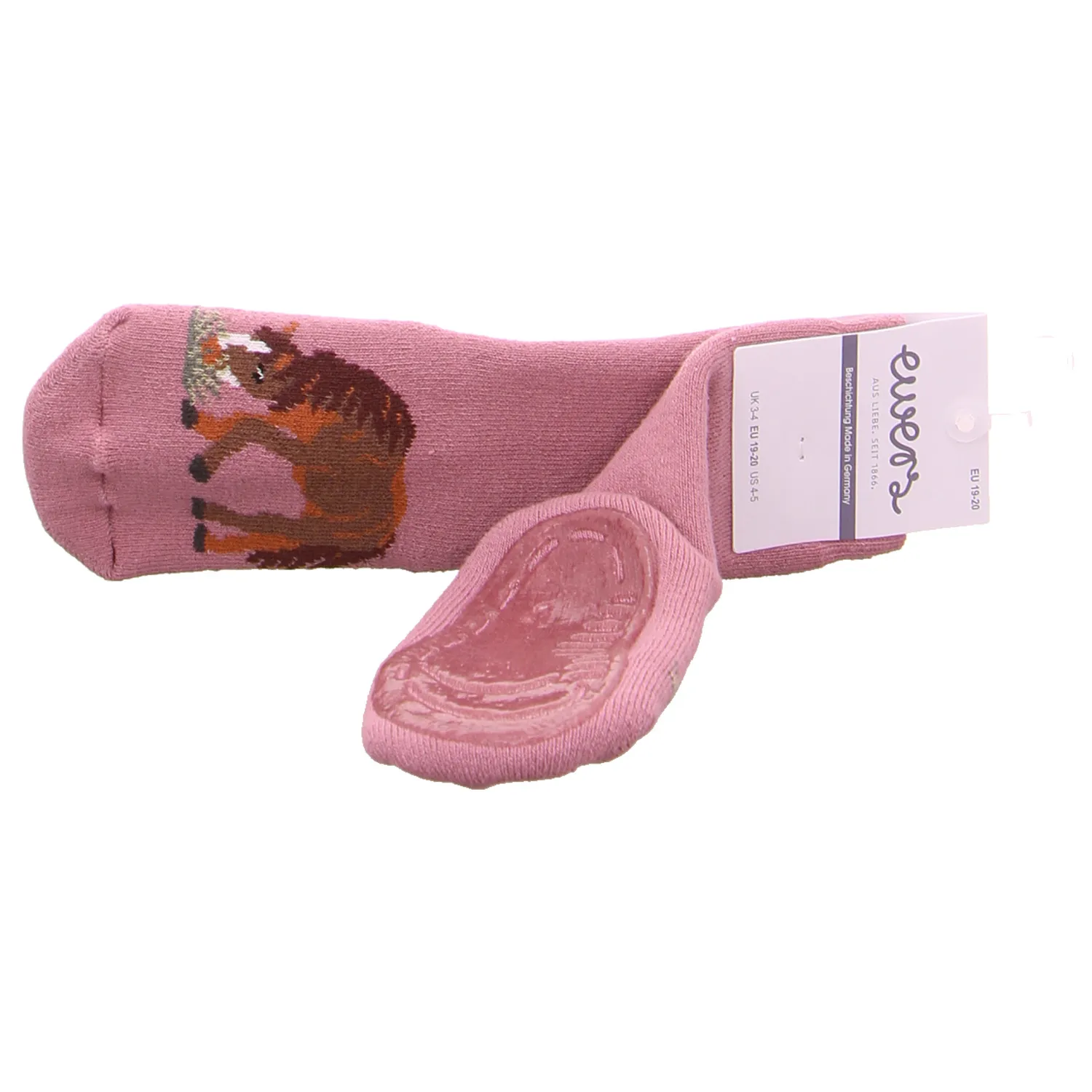 EWERS Antirutsch-Socken Rosa Textil