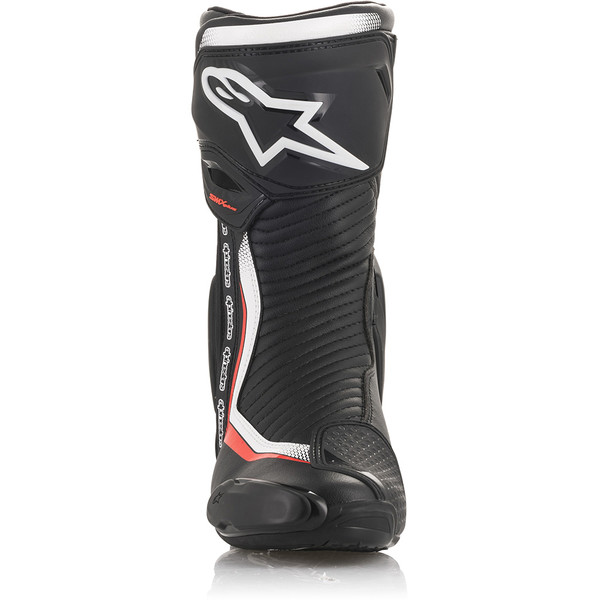 Alpinestars - Bottes SMX Plus V2 Noir / Blanc / Rouge fluo