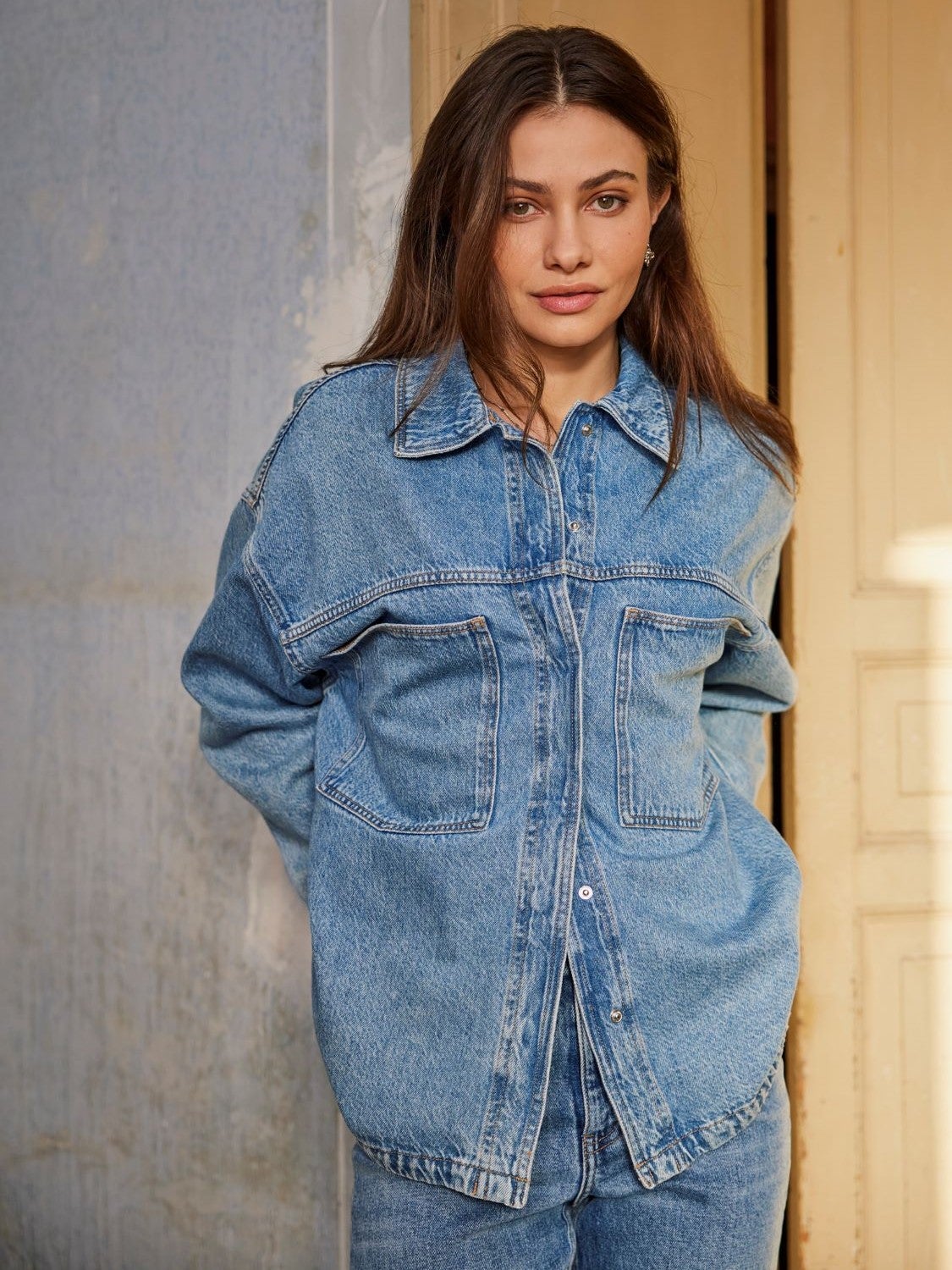 Stylisches Denim-Set Medium Blue Denim