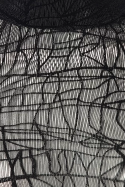 Banned Retro Trellis top in zwart