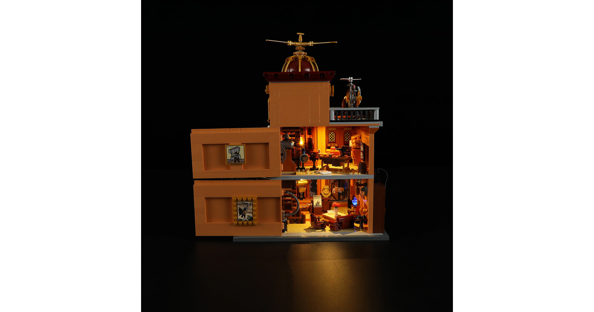 LumibricksSteampunk World - Steampunk Flying Club Constructiespeelgoed  (F9050)