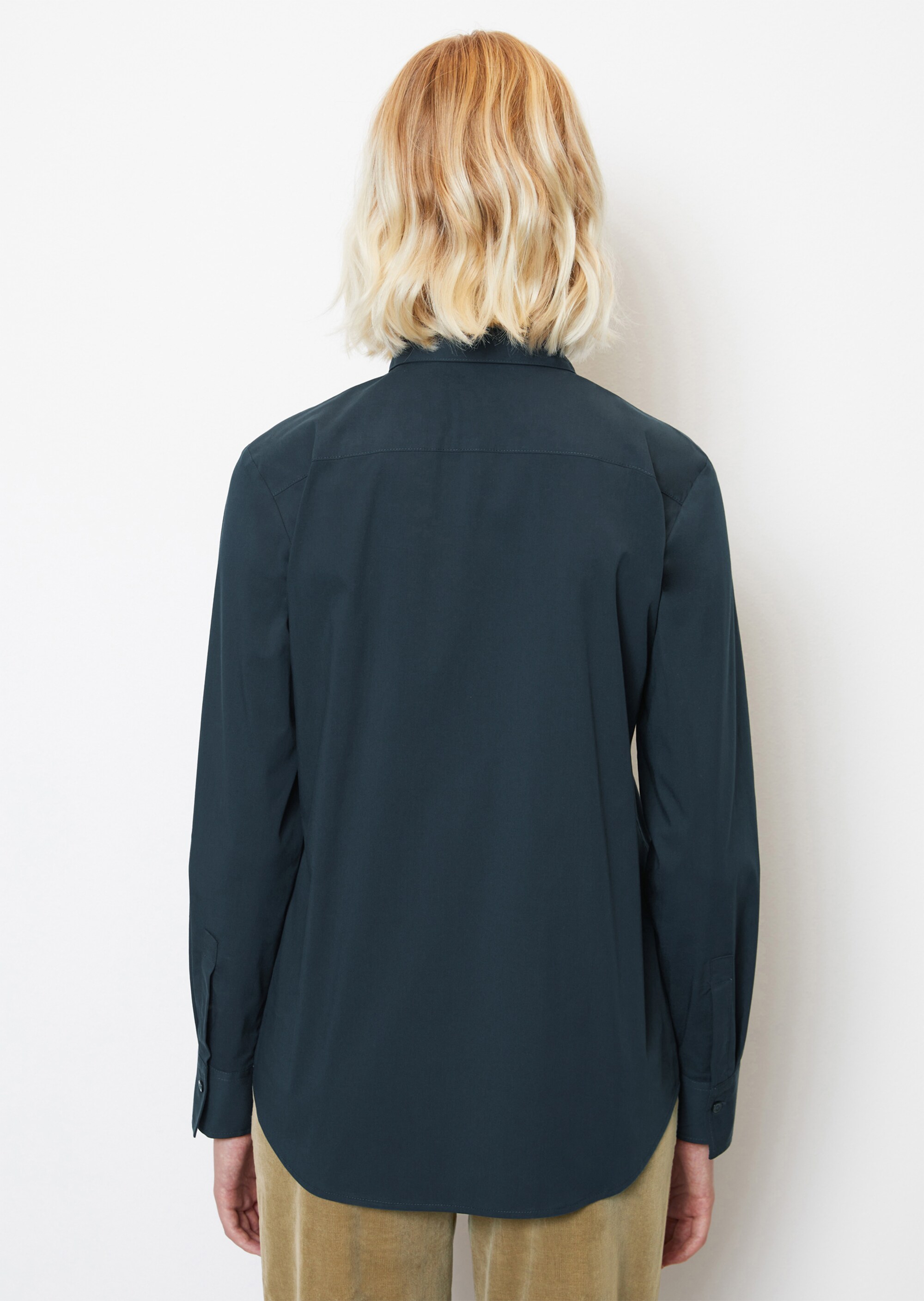 Bluse shapedaus Stretch-Popeline