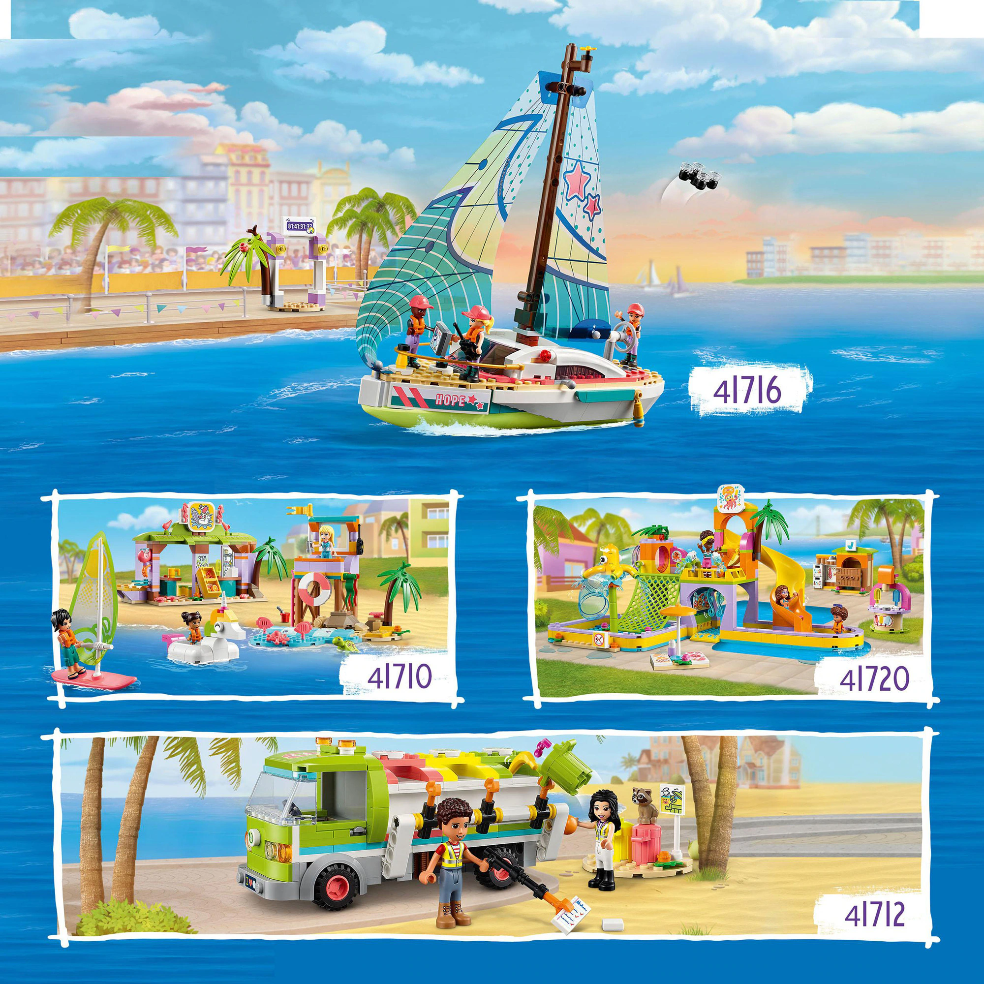 LEGO Konstruktionsspielzeug Friends Recycling-Auto