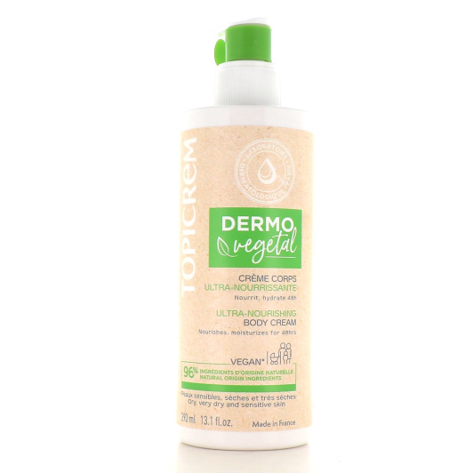 Topicrem Dermo Végétal crème corps nourrissante - Peau sèche, sensible