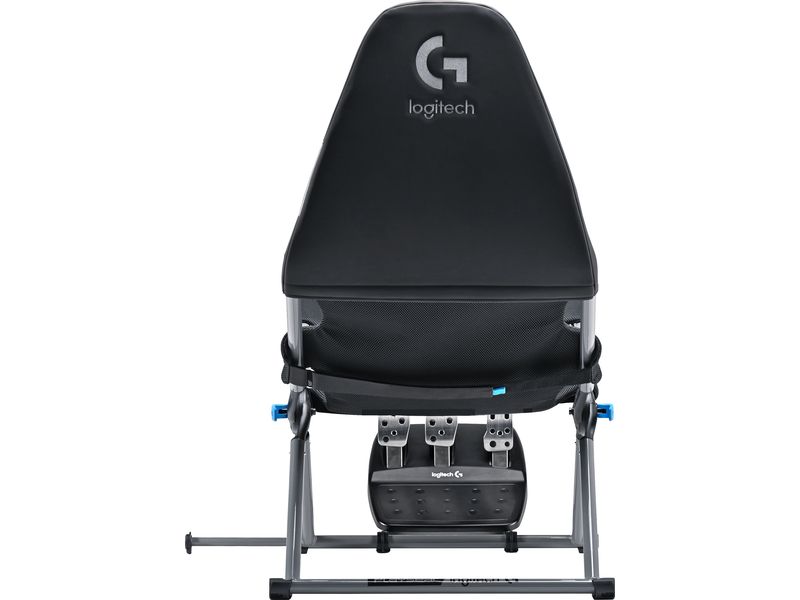 Playseat Challenge X – Logitech G Edition Grau/Schwarz Gaming-Stuhl mit zusammenklappbaren Design