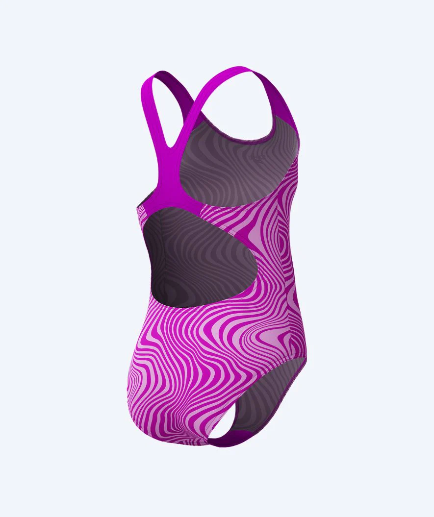 Speedo badedragt til piger - Allover Digital Splashback - Pink