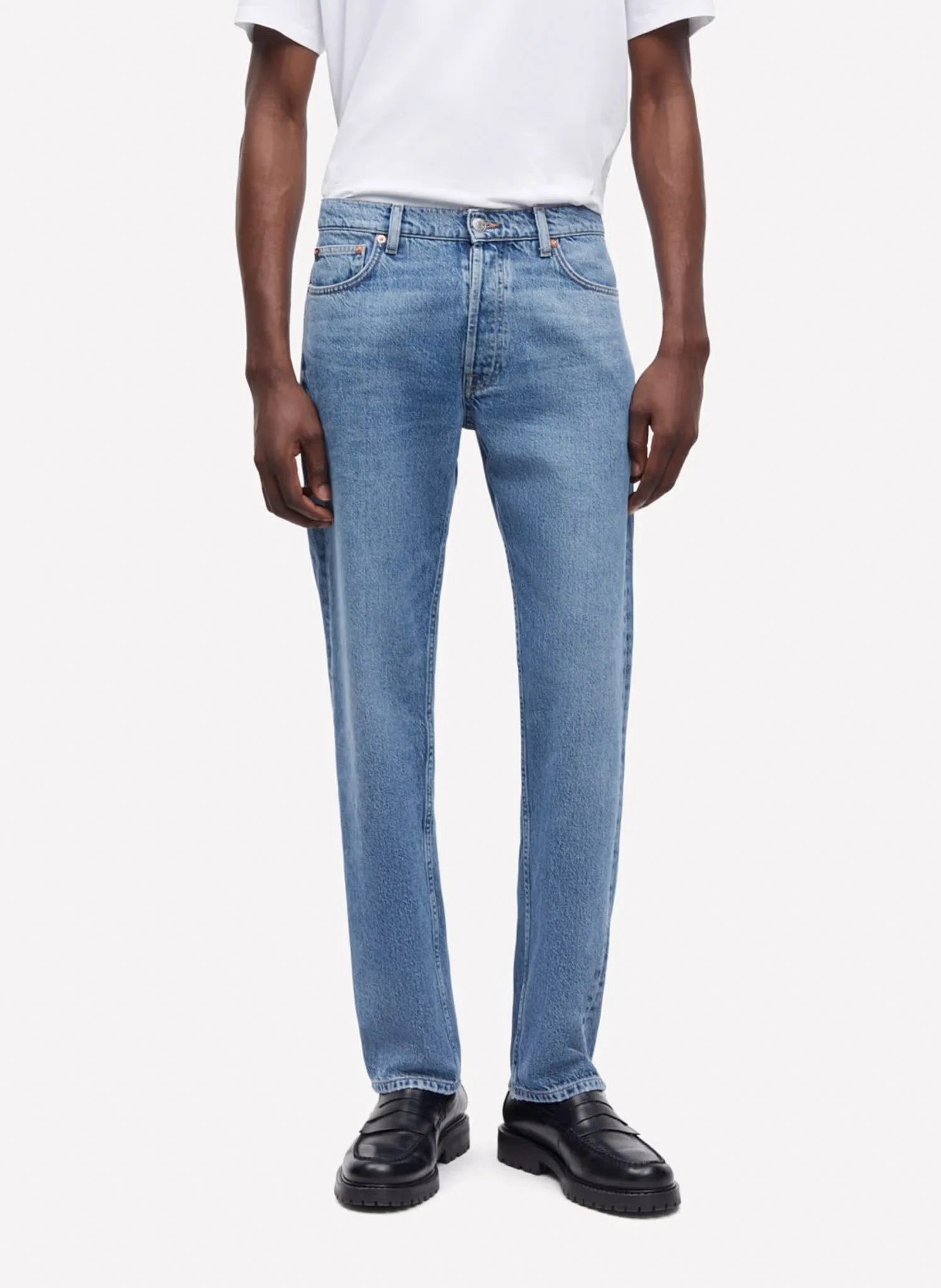 SATAYLOR - Jean droit en coton bio | Bleu