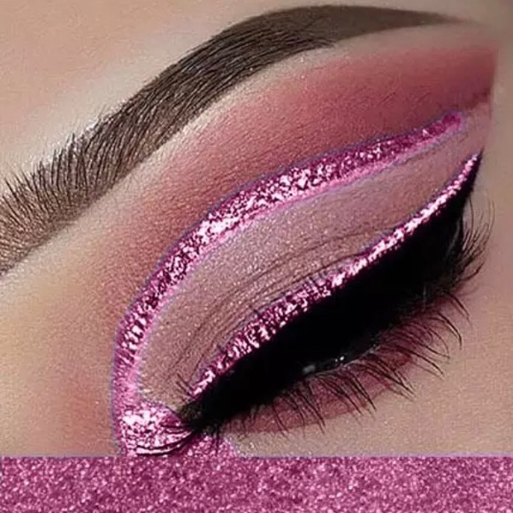 Glitzer Eyeliner Augen MakeUp Stift Flüssiger Glitzer Lidstrich - Silber