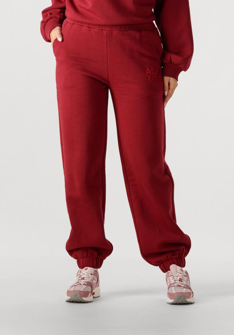 bordeaux alix the label joggingbroek ladies knitted alix sweat pants