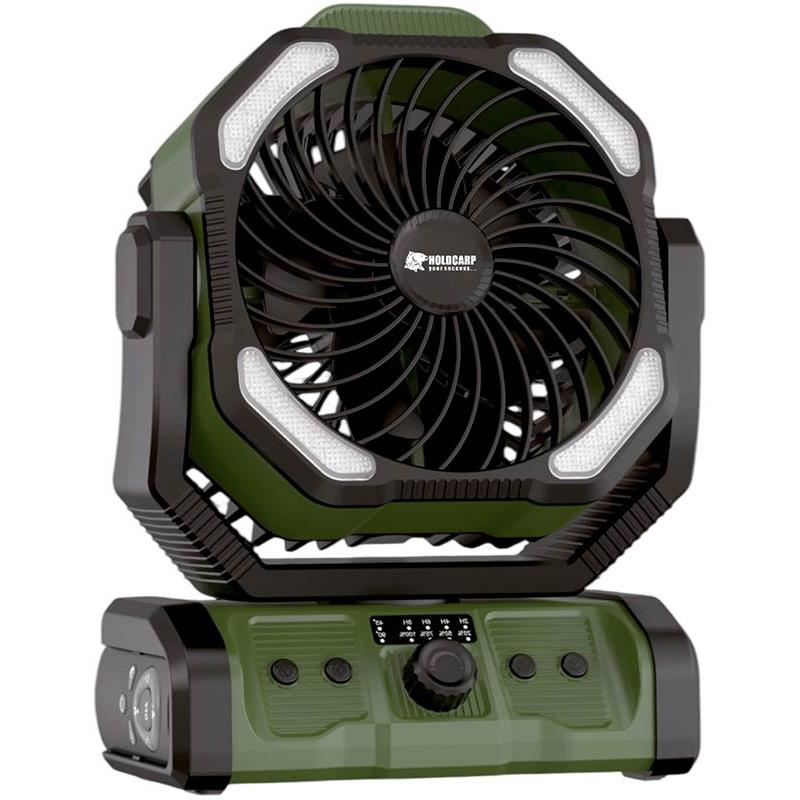 Ventilateur Portable Holdcarp Rechargeable Doublemotor Fan