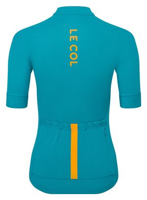 Maillot Manches Courtes Femme Le Col Pro II Bleu