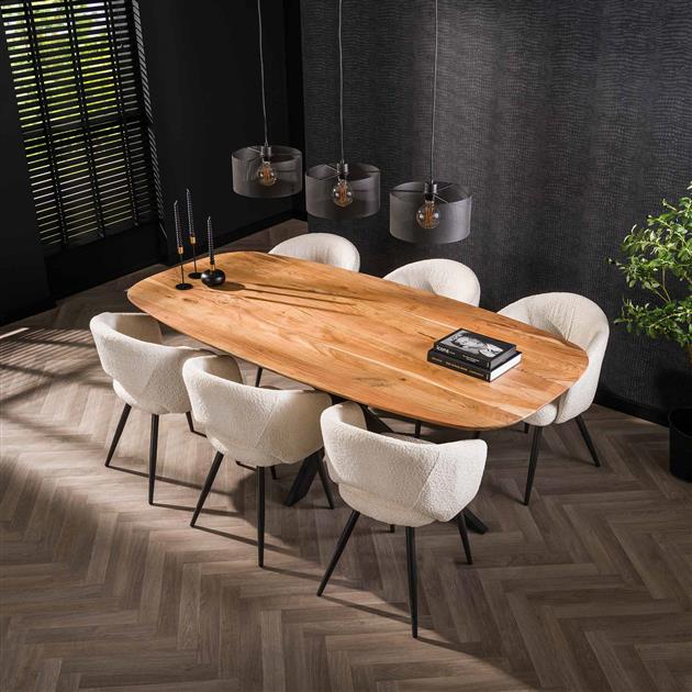 Hoyz Collection - Eetkamertafel Arhus Solid 180cm - 6 personen