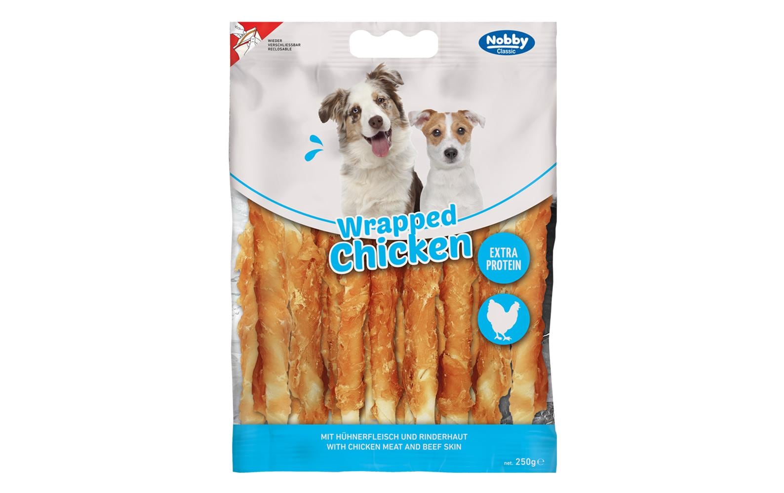 Kausnack StarSnack Classic Wrapped Chicken, 250 gKauspass für gesunde Zähne