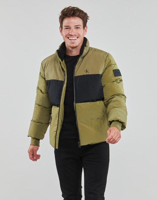 Calvin Klein Jeans - COLORBLOCK NON-DOWN JACKET Verde