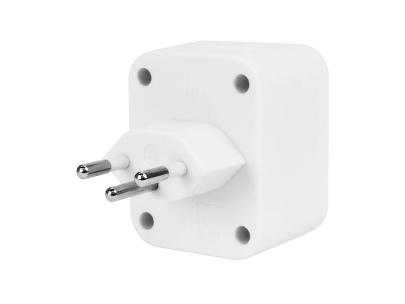 STEFFEN Mehrfachadapter 2x T13, Weiss Mehrfachstecker 2x T13 mit erhöhtem Berührungsschutz, Weiss