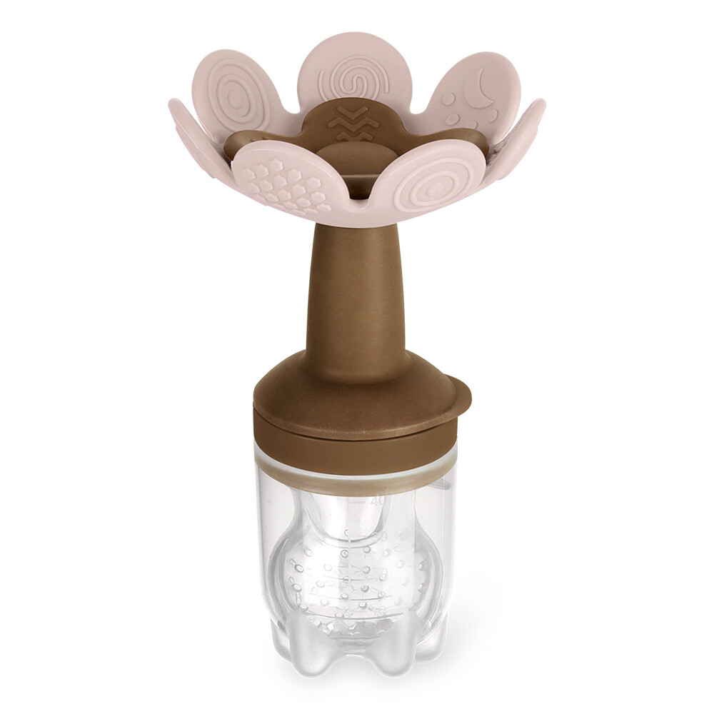 Haakaa Flower Fresh Food Feeder Fruitspeen Blush